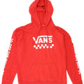VANS Hombre Graphic Sudadera con capucha Jumper Medium Red Cotton