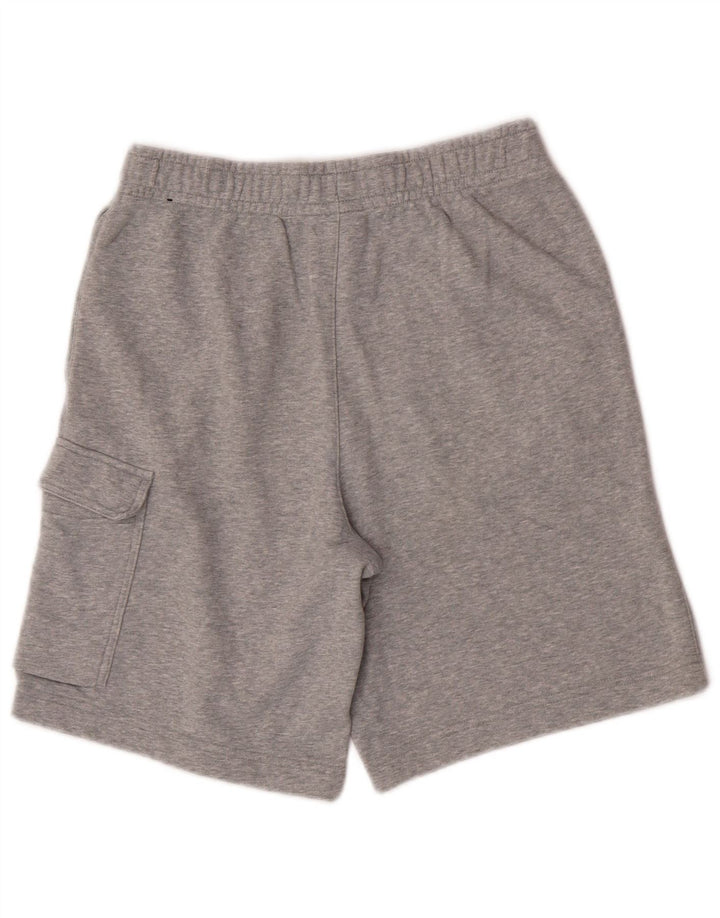 Pantalones cortos deportivos Nike para hombre de algodón gris medio