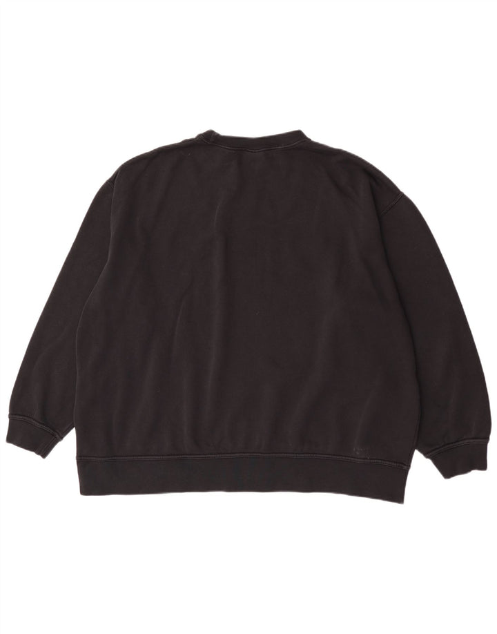 Nike - Sudadera extragrande para mujer, talla 40, XL, algodón negro