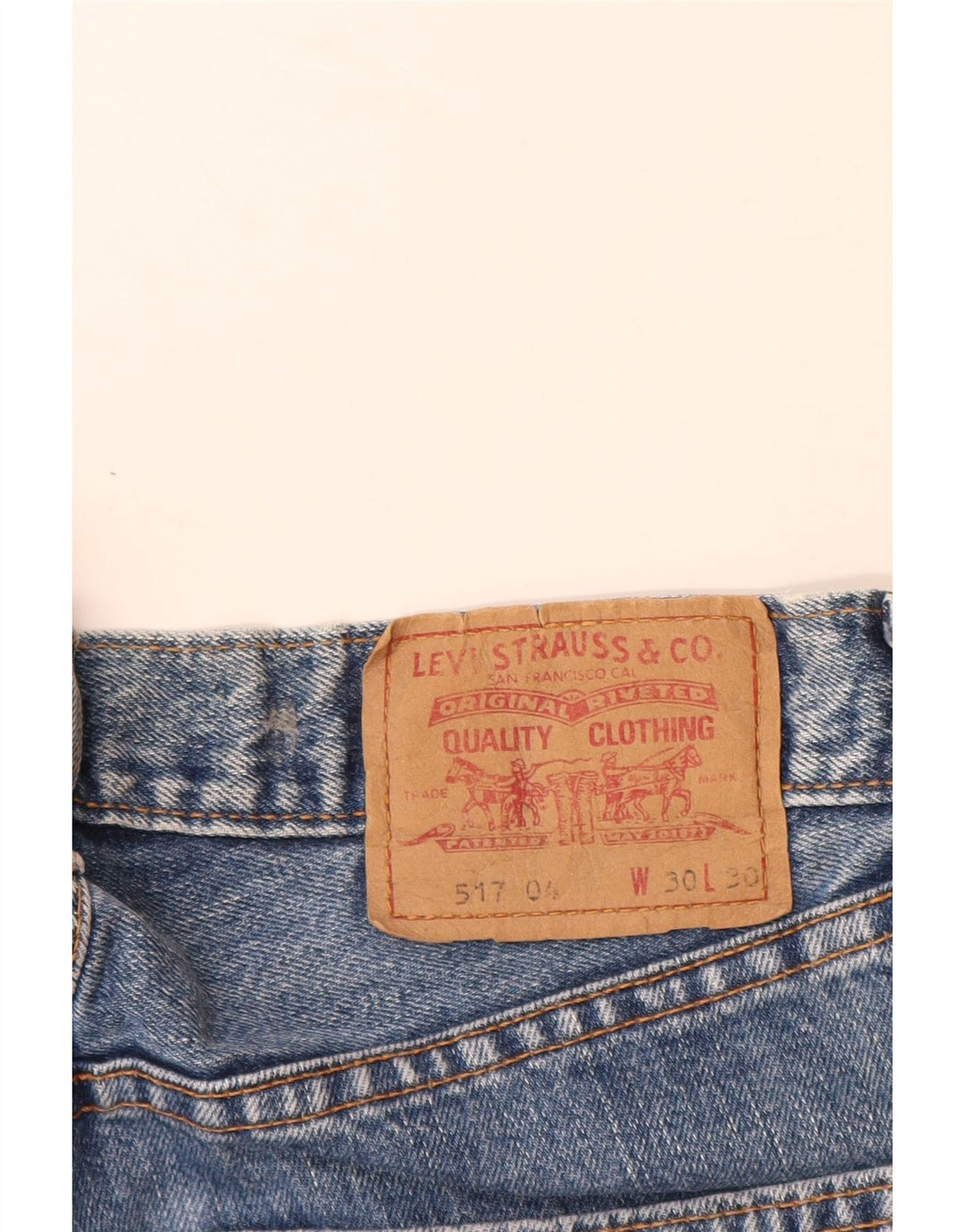 LEVI'S Vaqueros Bootcut De Cintura Alta 517 Para Mujer W30 L30 Algodón Azul