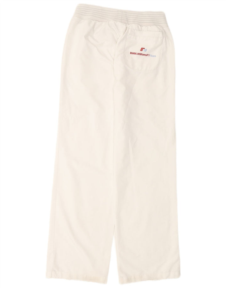 Puma - Pantalones de chándal para mujer, talla 40, talla mediana, color blanco