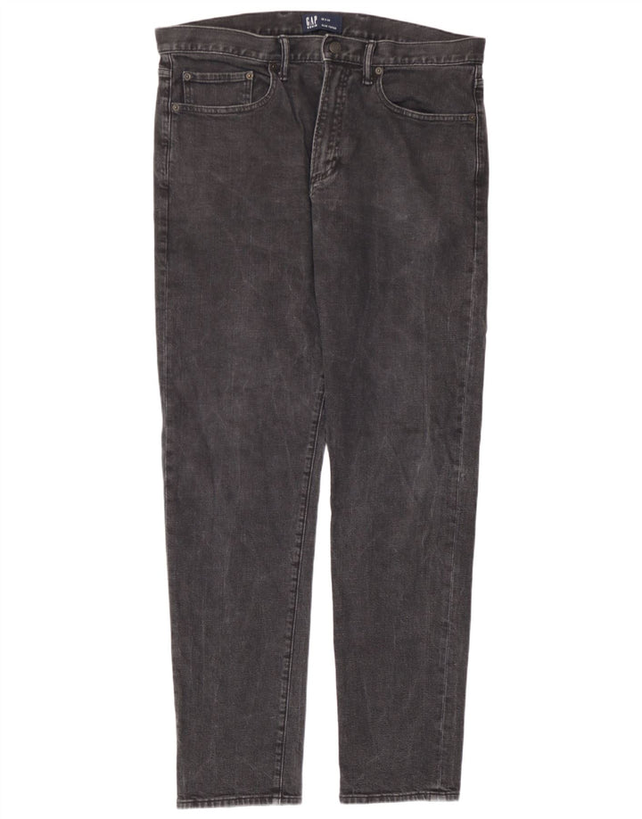 Vaqueros ajustados y ajustados para hombre Gap W36 L34 Algodón gris