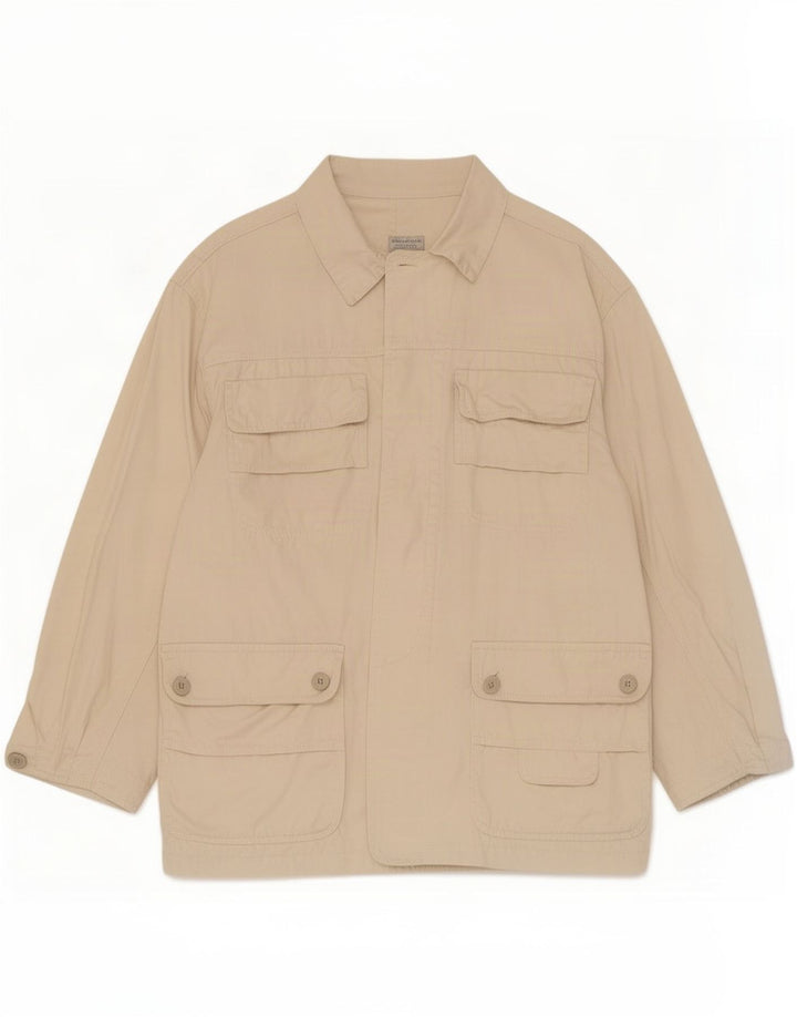 POP 84 Chaqueta utilitaria para hombre UK 40 Large Beige