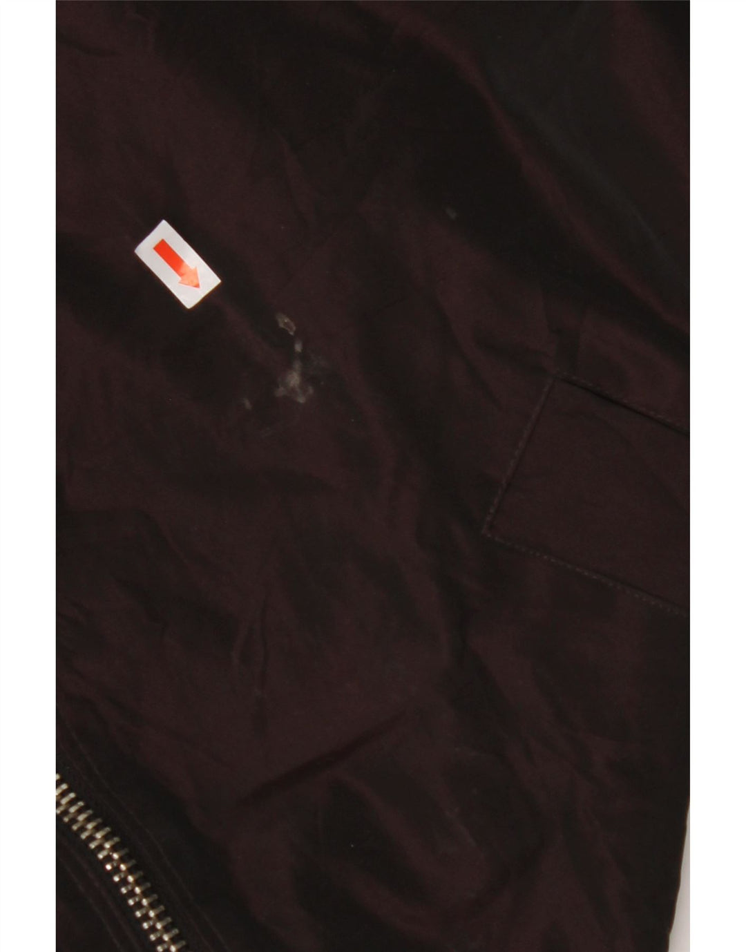 CALVIN KLEIN Chaqueta bomber extragrande con capucha para mujer UK 14 Medium Borgoña