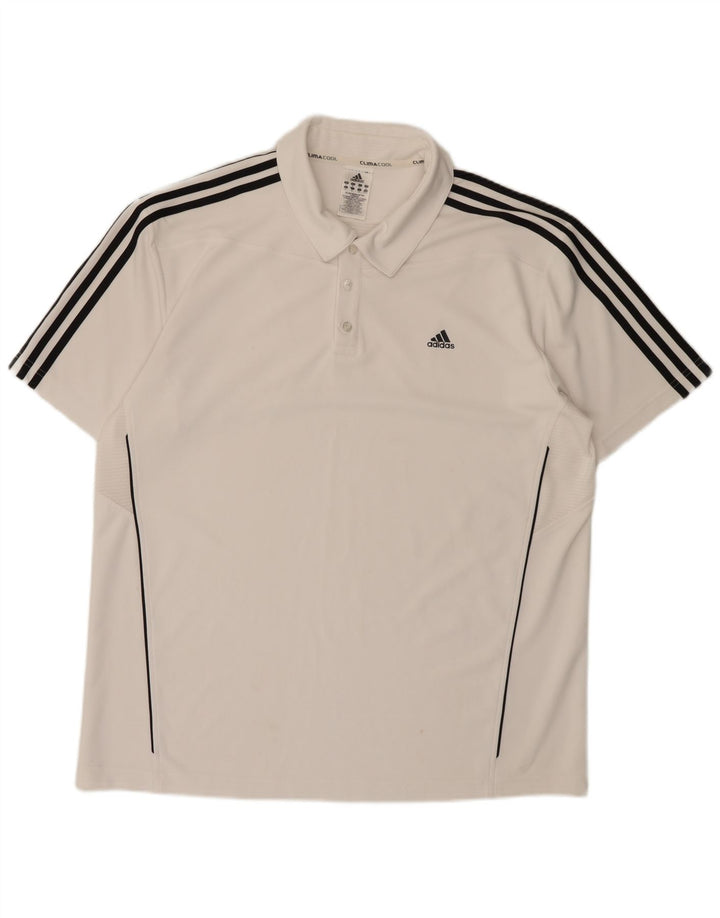 Adidas Hombre Climacool Polo XL Blanco Poliéster