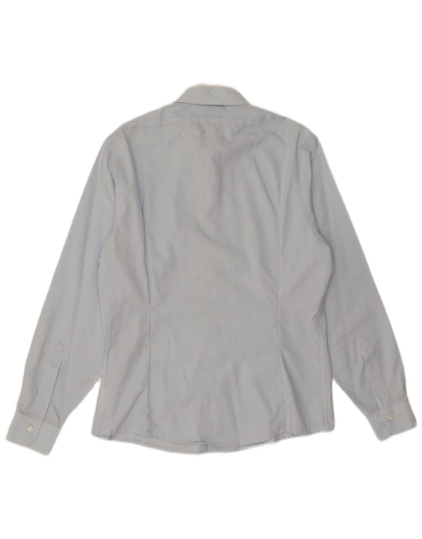 BROOKS BROTHERS Camisa para hombre Talla 16 1/2 Algodón a rayas azules grandes