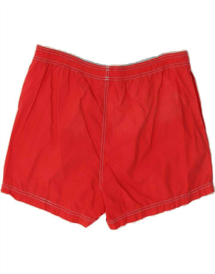 REEBOK Mens Swimming Shorts Medium Red Cotton Vintage Reebok and Second-Hand Reebok from Messina Hembry 