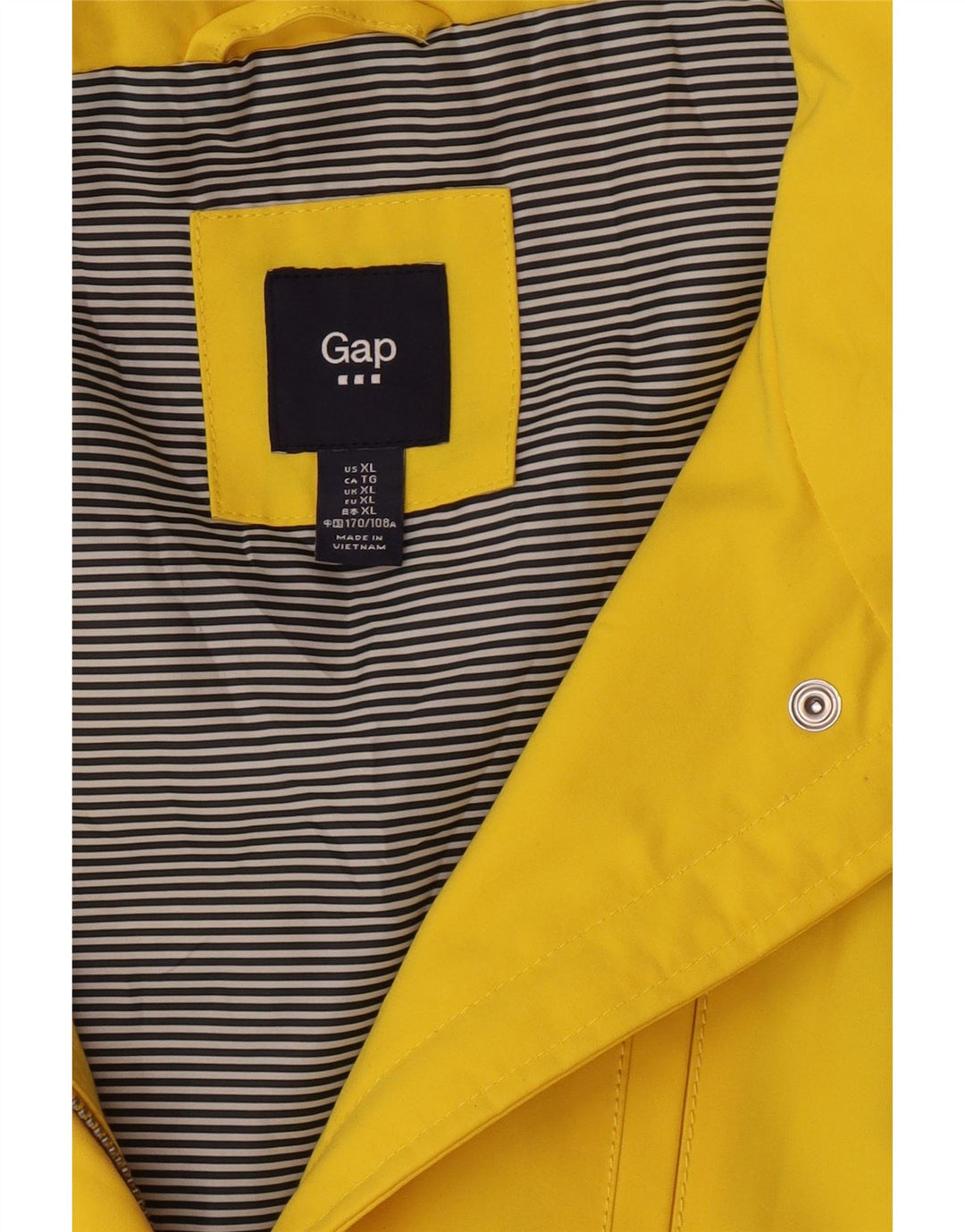 Gap Chaqueta utilitaria con capucha para mujer UK 40 XL Amarillo