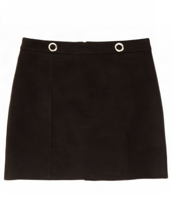 M&Co Minifalda para mujer UK 12 Medium W32 Poliéster negro