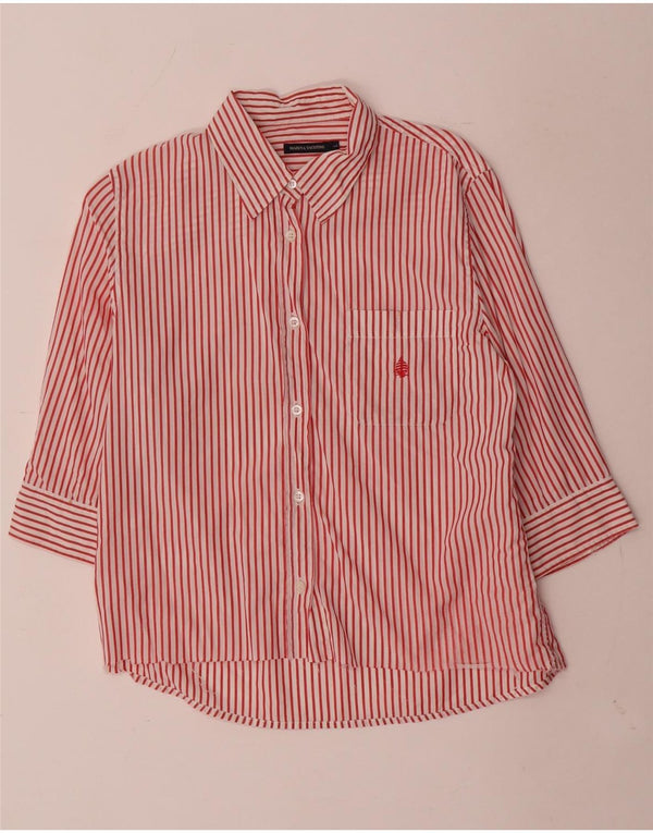 Marina Yachting Camisa Mujer UK 44 Grande Rayas Rojas