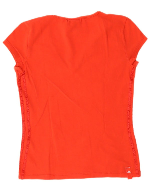 Adidas Camiseta gráfica para mujer Top UK 40 XL Algodón rojo