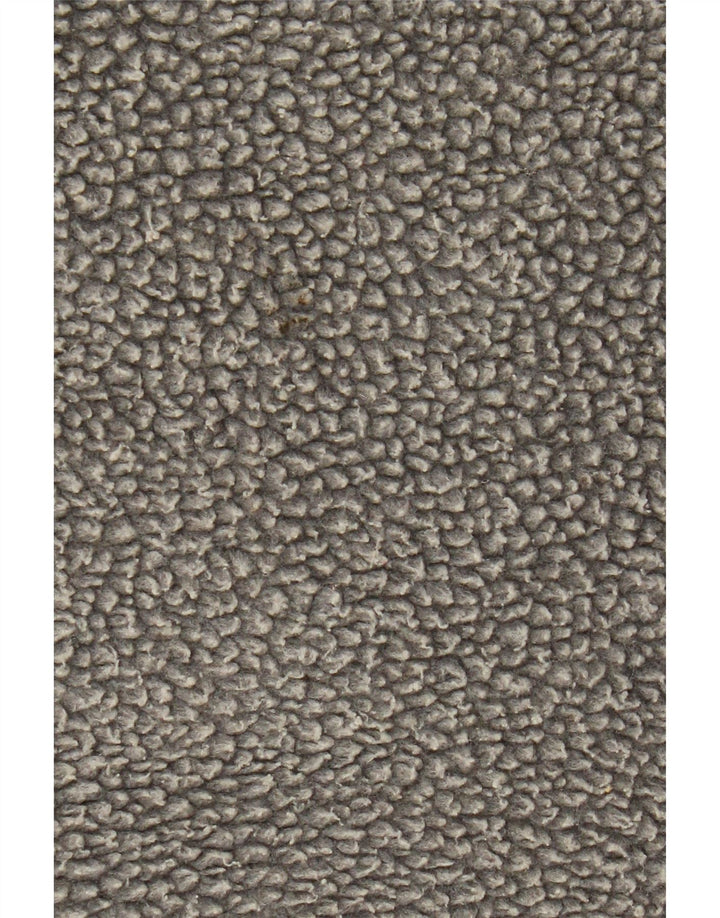 Weird Fish Jersey de forro polar con cuello y cremallera para hombre, tamaño pequeño, poliéster gris