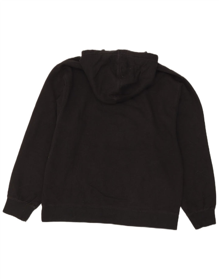 Vans Hombre Sudadera Con Capucha Gráfica Jersey Grande De Algodón Negro