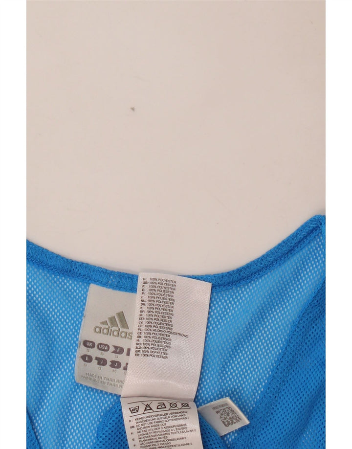 ADIDAS Hombre Graphic Vest Top Pequeño Poliéster Azul
