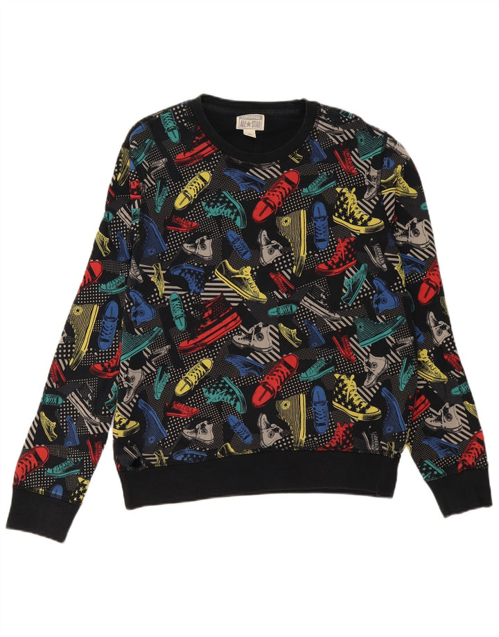 Converse Hombre Graphic Sudadera Jumper Medium Multicolor Algodón