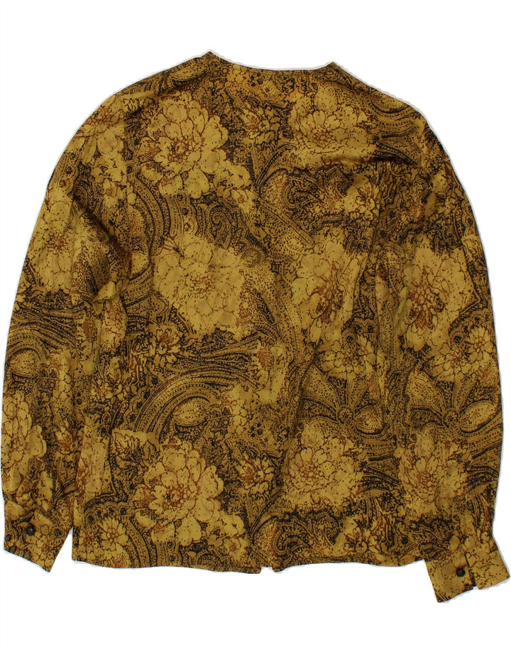 MODYVA Womens Shirt Blouse IT 42 Medium Beige Floral Vintage Modyva and Second-Hand Modyva from Messina Hembry 