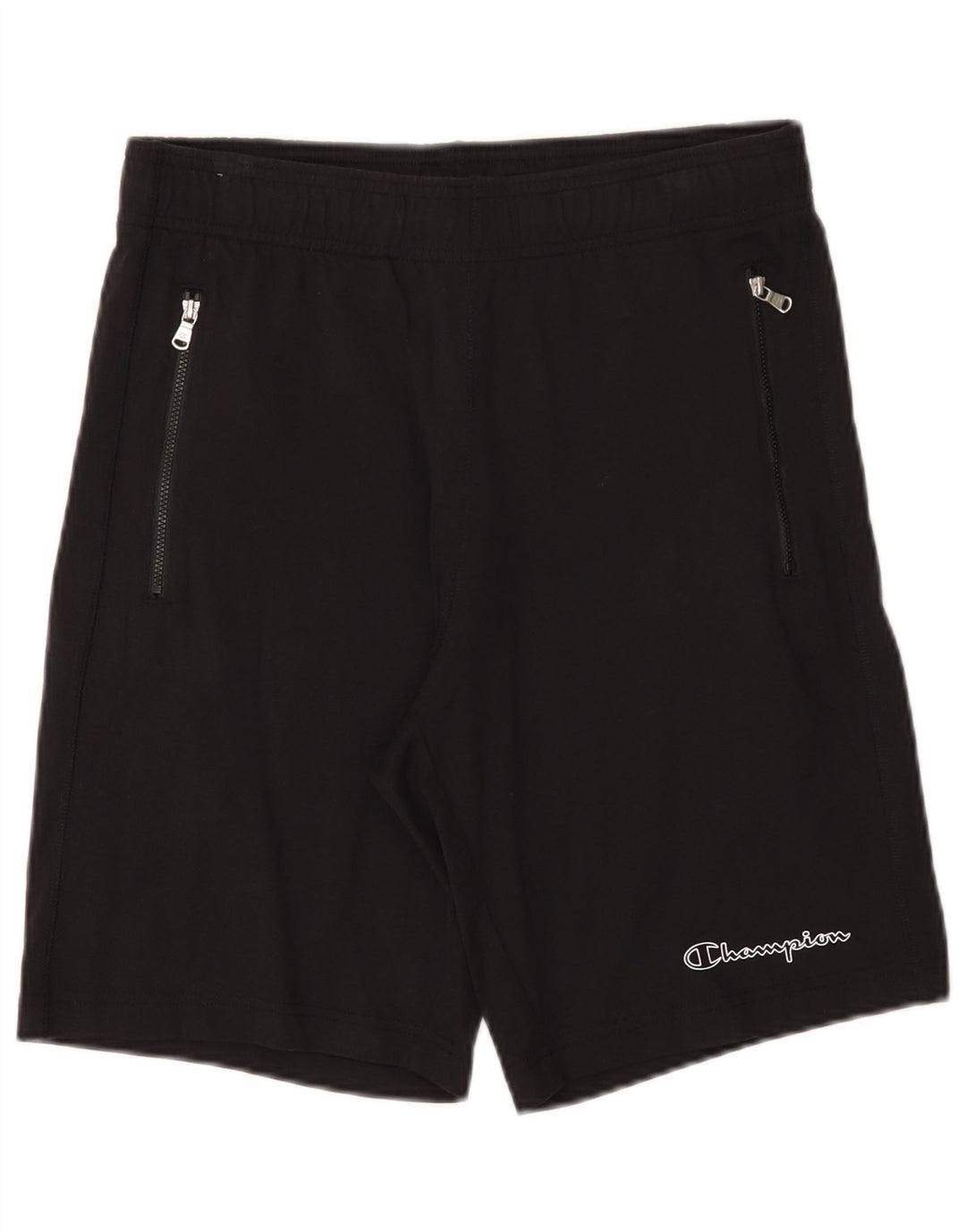 Champion Shorts deportivos para hombre Algodón negro mediano