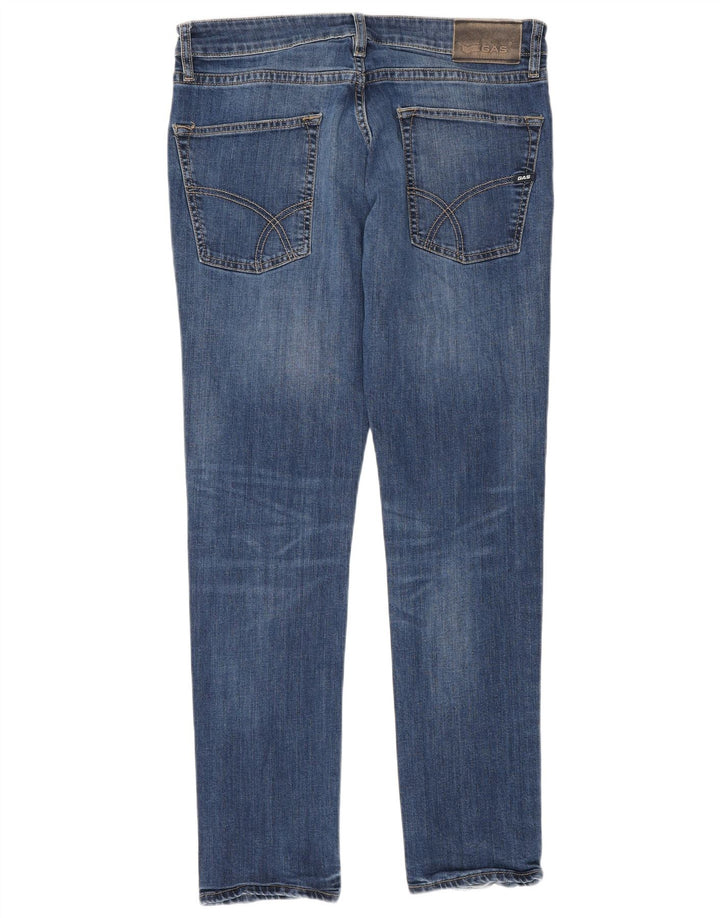 Vaqueros ajustados desgastados para hombre Gap W32 L32 Algodón azul