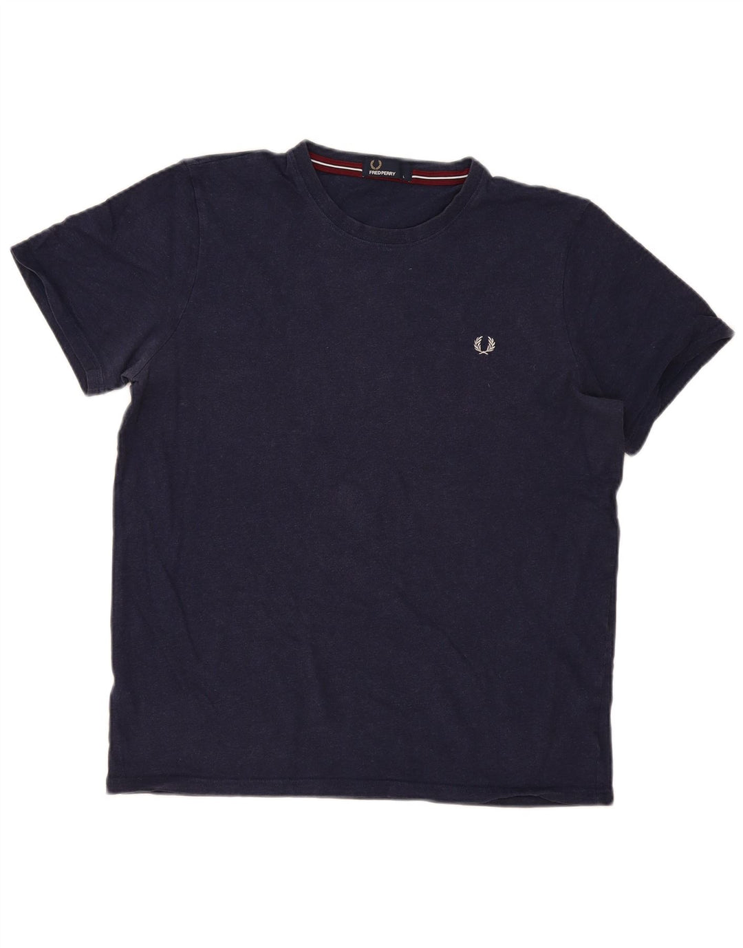 Fred Perry - Camiseta para hombre, talla grande, color azul marino, algodón