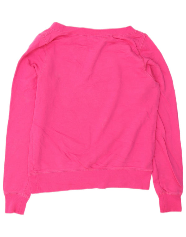 Nike - Sudadera gráfica para mujer, talla 40, algodón rosa mediano