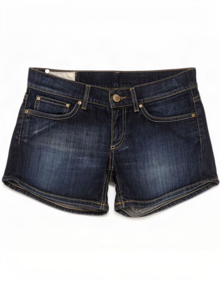 Shorts Vaqueros De Talle Bajo W30 Medium Azul Marino Mujer Dondup