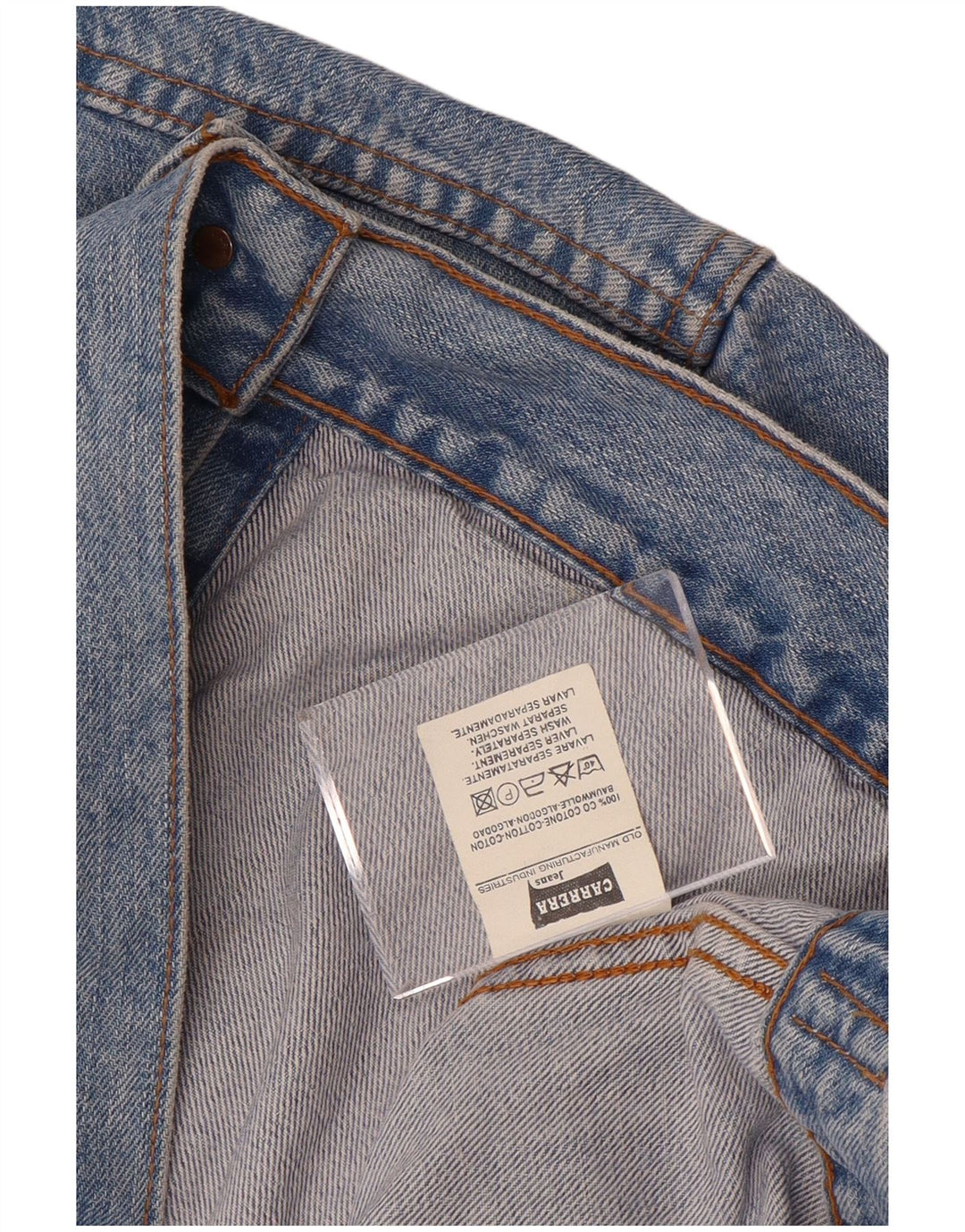 CARRERA Chaqueta vaquera para hombre UK 40 Grande Algodón azul