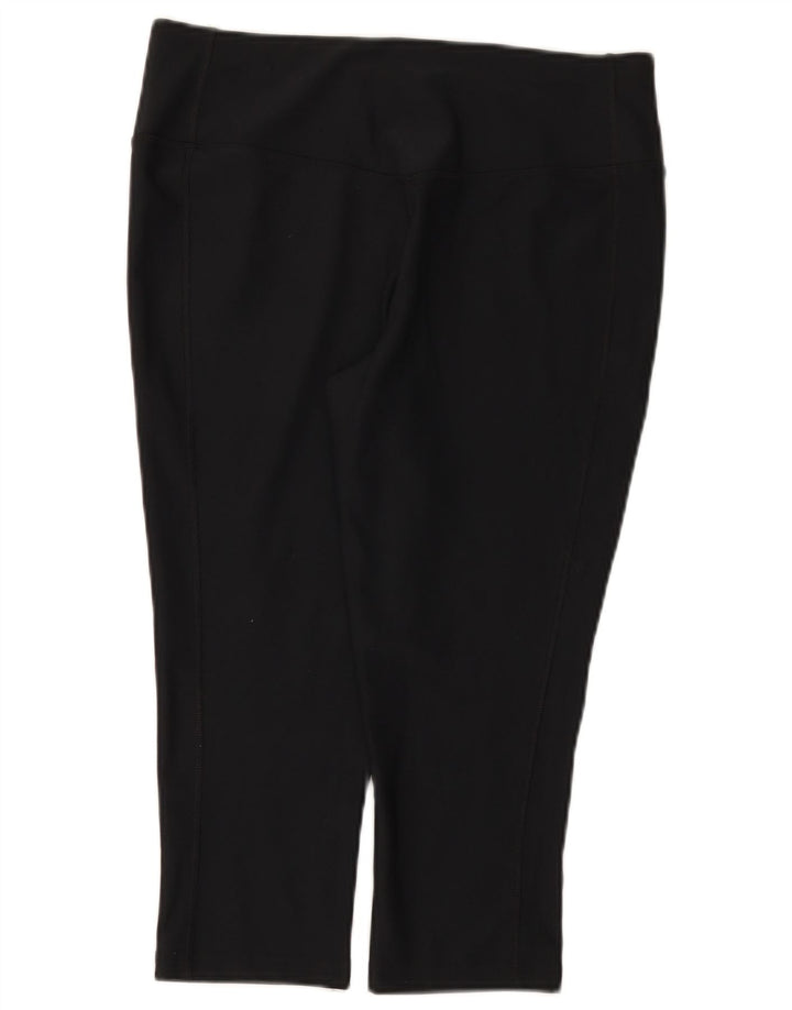Nike - Leggings capri Dri Fit para mujer, talla 40, poliéster negro grande