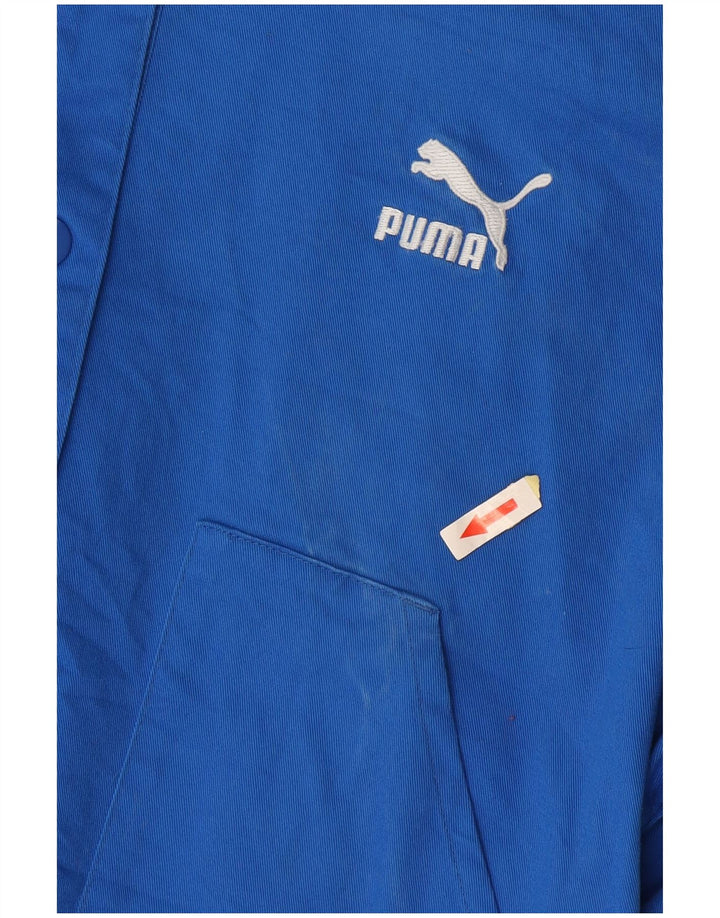 PUMA Chaqueta bomber corta para mujer Reino Unido 14 Algodón azul medio