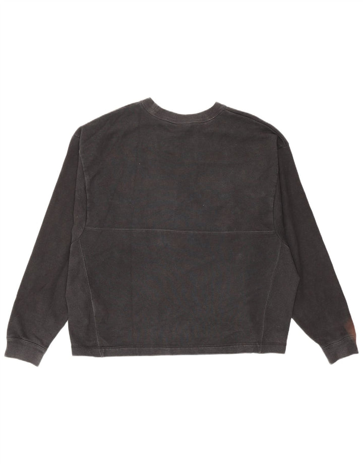 Nike - Sudadera extragrande para mujer, talla 40, talla mediana, algodón negro