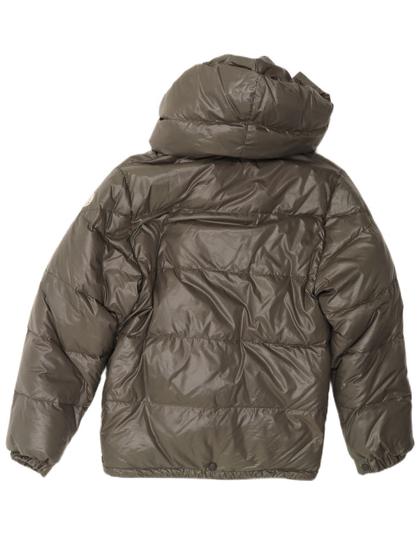 Moncler Chaqueta Acolchada Con Capucha Hombre Talla 0 XS Poliamida Caqui