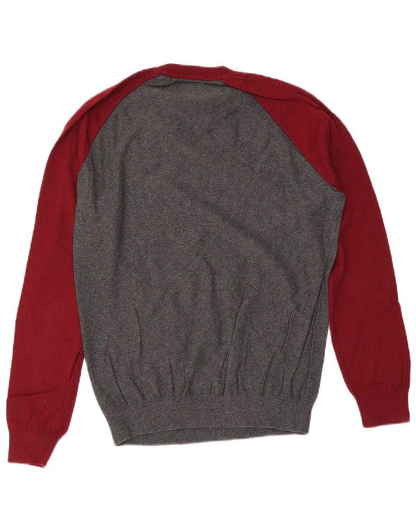 Jack Wills Jersey De Cuello Redondo Para Hombre De Algodón Gris Medio Con Bloques De Color