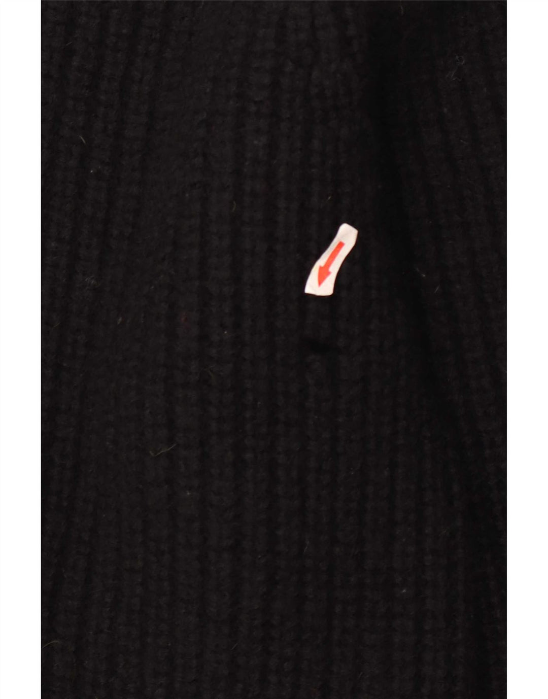 The Sweater Shop Jersey con Cuello Barco para Hombre Lana Nueva Negra Mediana