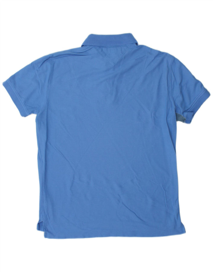 TOMMY HILFIGER Polo de ajuste regular para hombre, talla grande, azul