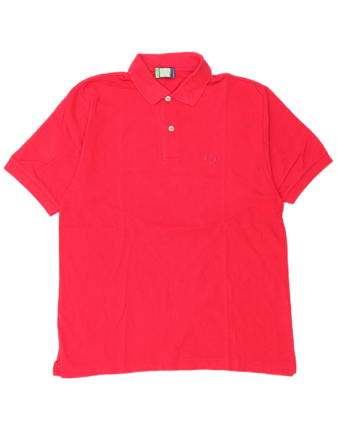 Sergio Tacchini Polo Hombre IT 48 Algodón Rosa Medio