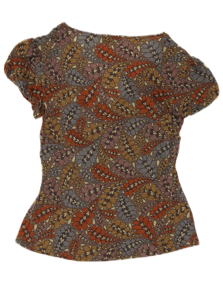 Max & Co. Blusa para mujer Top UK 8 Small Multicolor Floral
