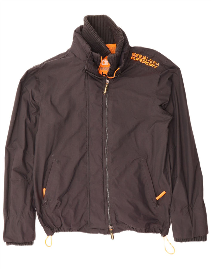Superdry Chaqueta cortavientos The Windcheater para hombre Reino Unido 40 Poliéster gris grande