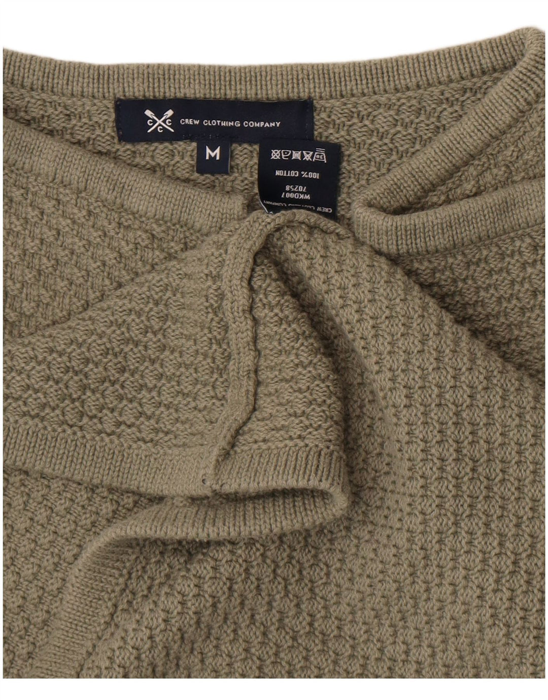 Crew Clothing Suéter tipo cárdigan abierto para mujer Reino Unido 14 Algodón verde medio