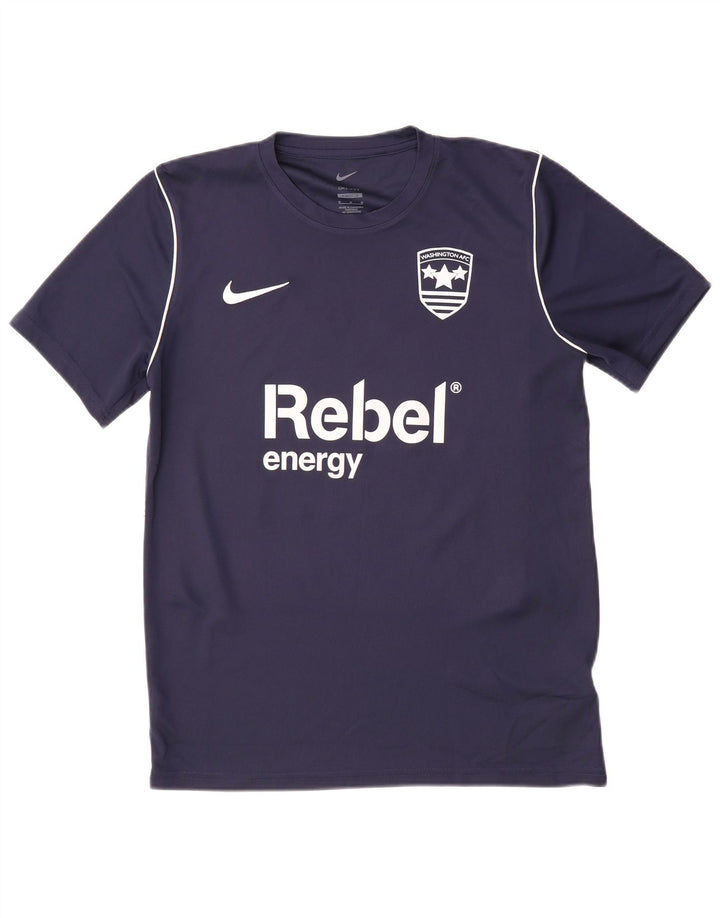 Camiseta Nike Washington Slim Fit Graphic para hombre, talla mediana, azul marino