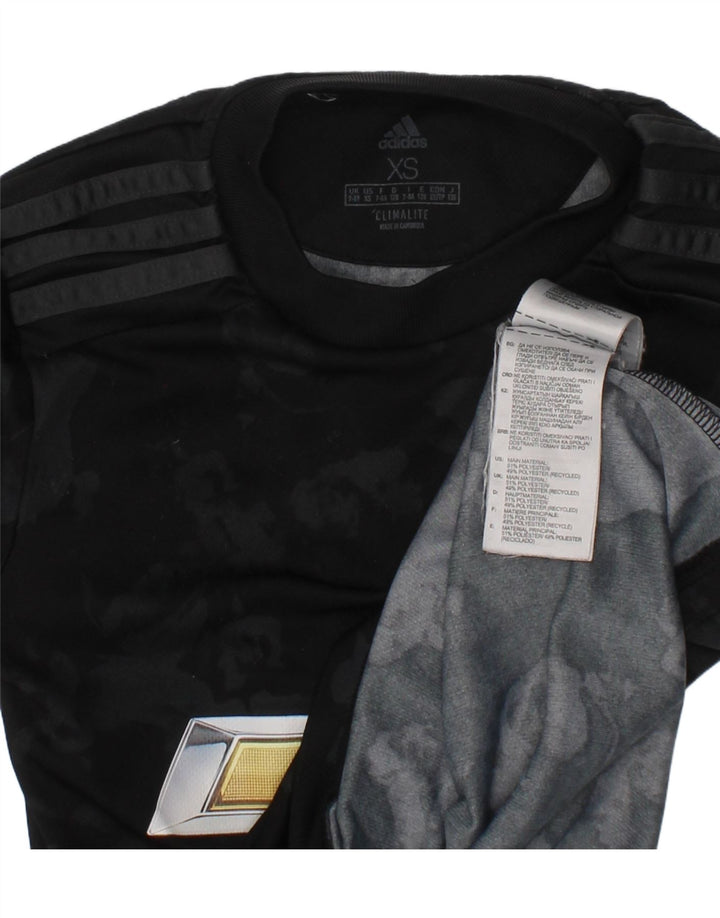 Adidas Camiseta gráfica para niño 7-8 años XS Negro Poliéster