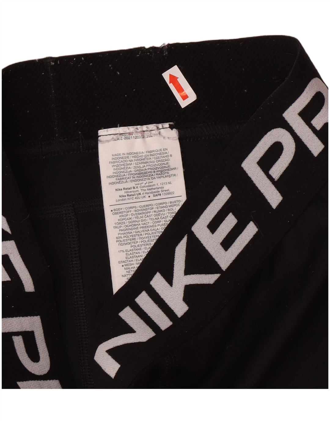 Leggings NIKE Dri Fit para niña 13-14 años XL Negro Poliéster