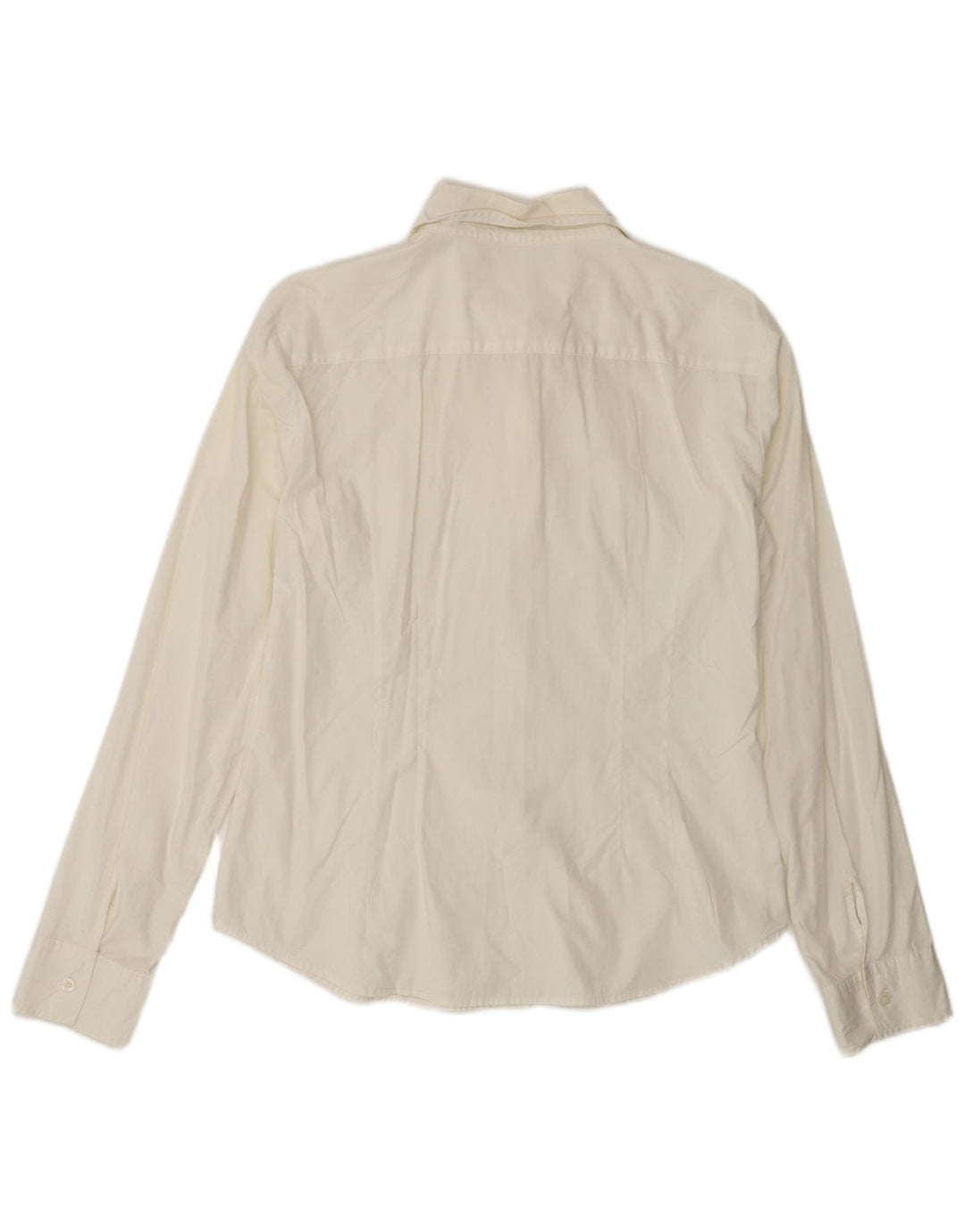Camisa Benetton Mujer ES 46 Grande Blanco