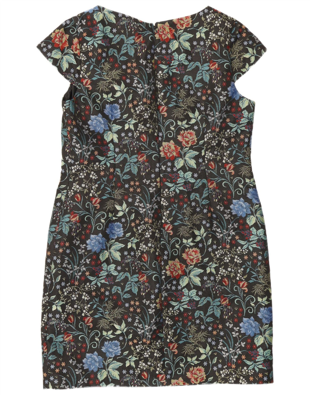 Monsoon Vestido tubo para mujer ES 40 XL Poliéster floral negro