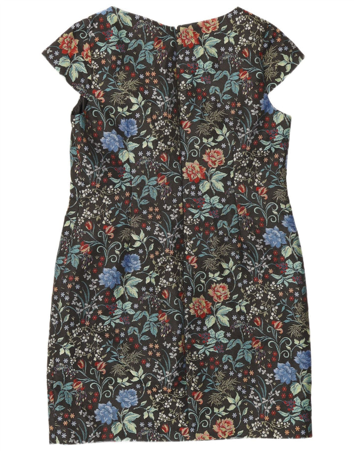 Monsoon Vestido tubo para mujer ES 40 XL Poliéster floral negro