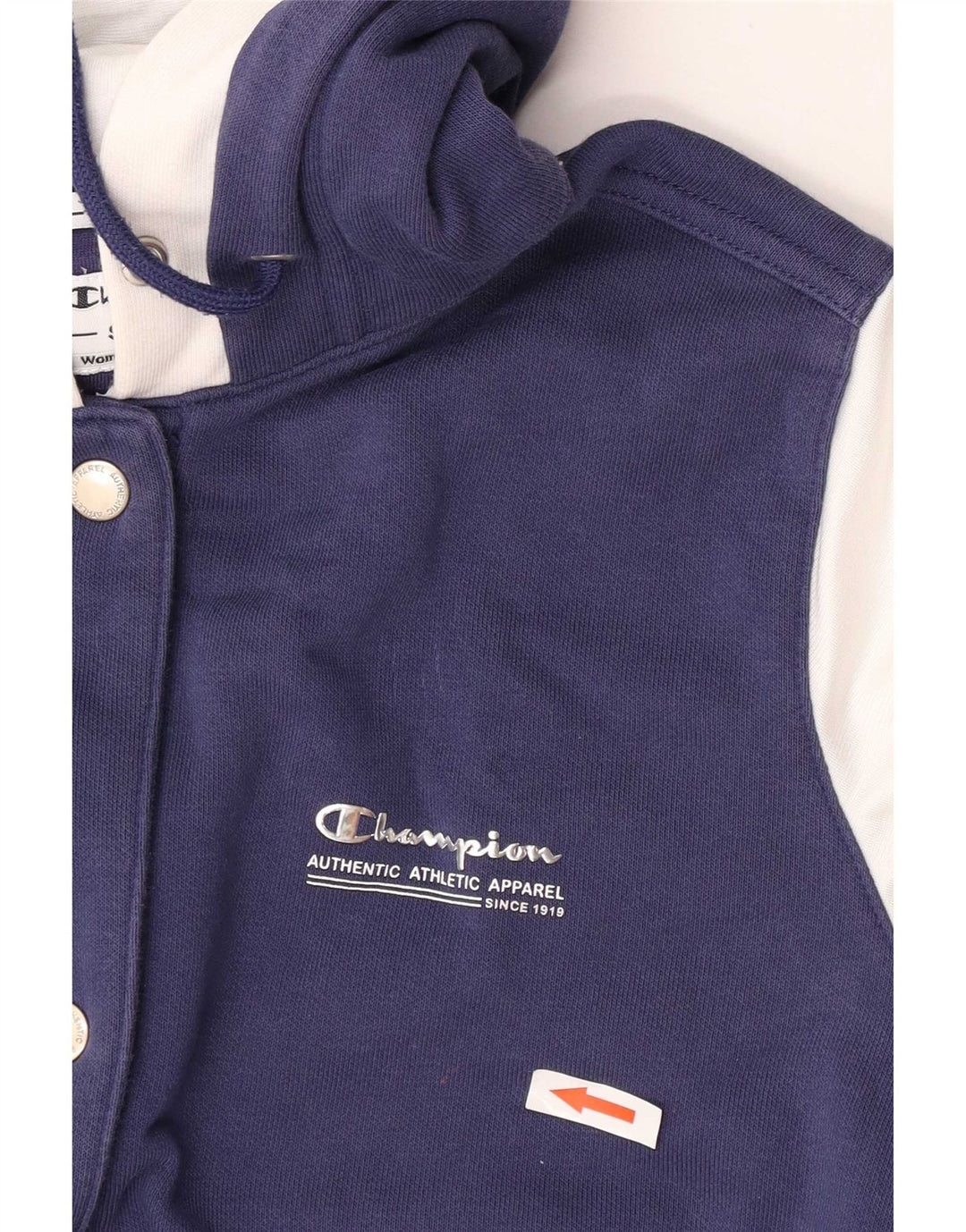 Champion Chaqueta Universitaria Heritage Fit para Mujer UK 14 Medium Azul Marino