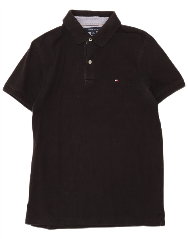 TOMMY HILFIGER Polo Slim Fit para Hombre Negro Mediano