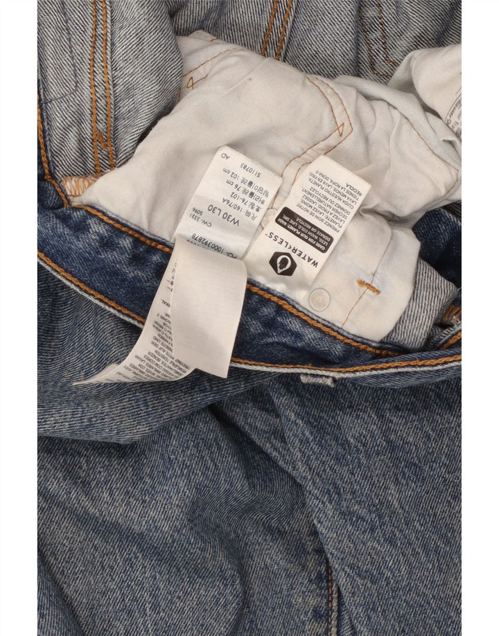 Levi's Hombre 501 Vaqueros Rectos W30 L30 Algodón Azul
