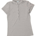 COLUMBIA Womens Polo Shirt UK 10 Small Grey Vintage Columbia and Second-Hand Columbia from Messina Hembry 