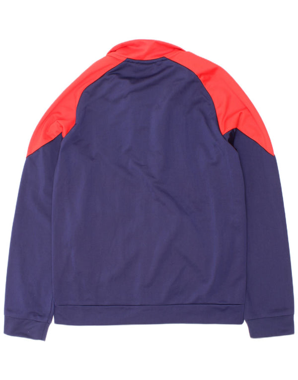 Puma - Chaqueta de chándal con gráfico para niños, 11-12 años, color azul marino