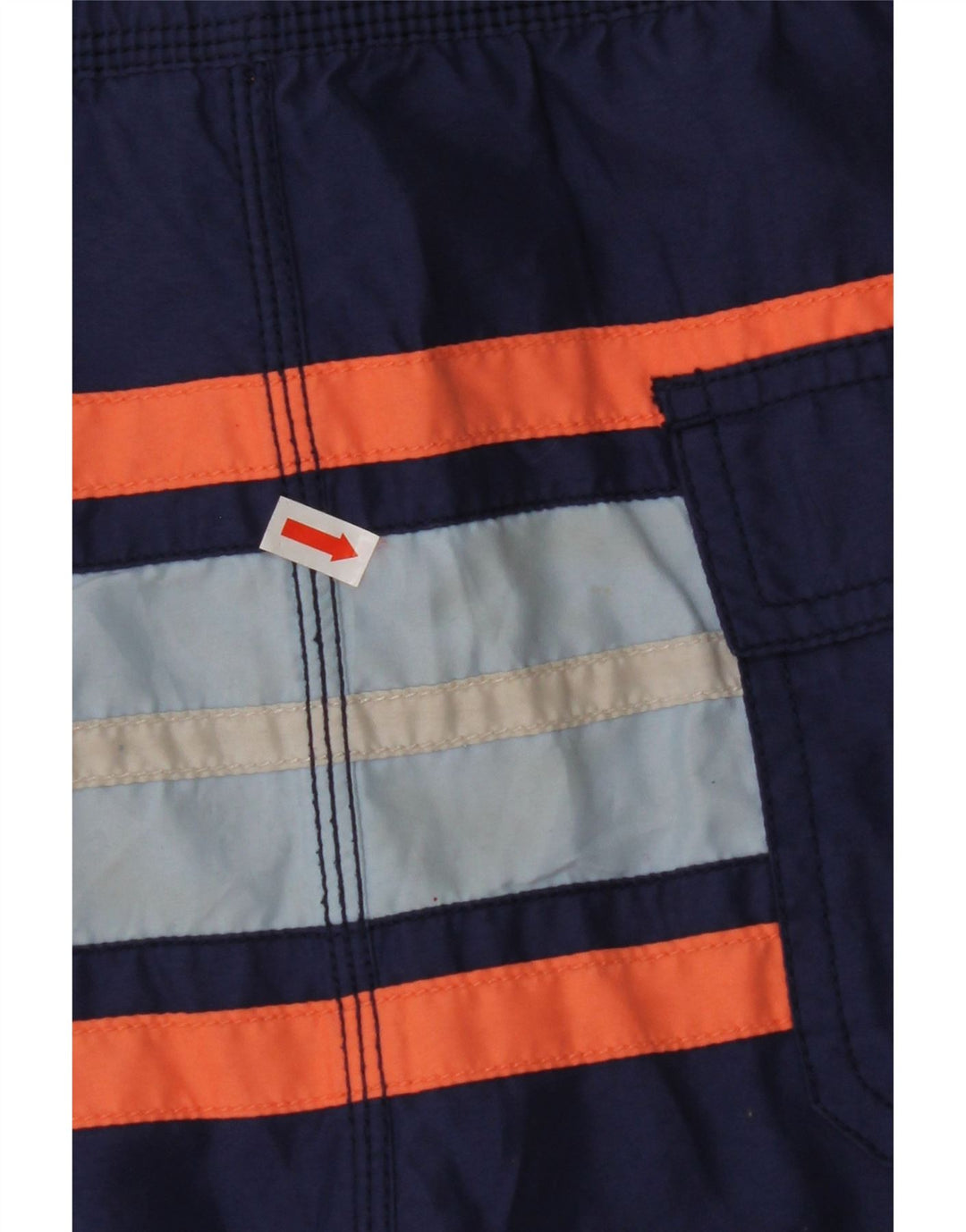 IZOD Bañador Hombre Pequeño Poliéster Rayas Azul Marino