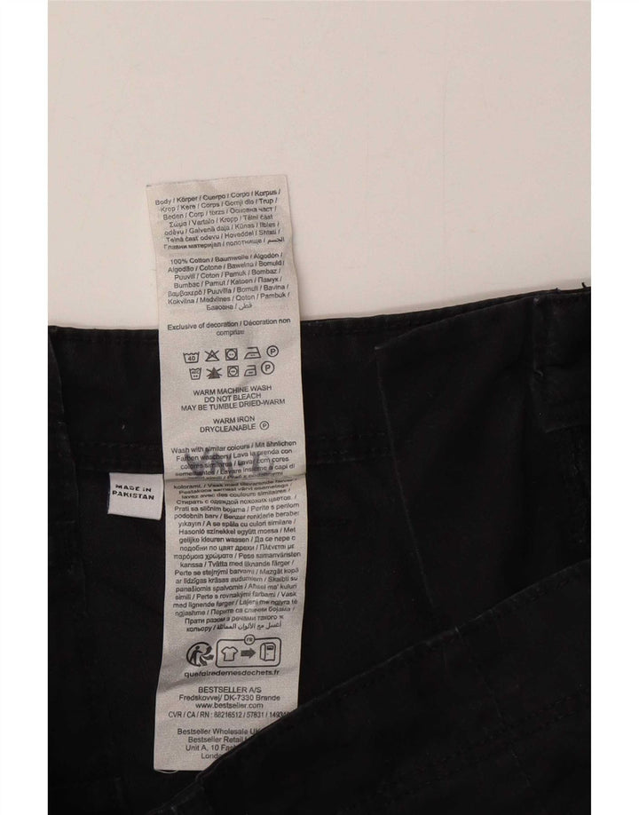 Jack & Jones Shorts Cargo Hombre XS W26 Algodón Negro
